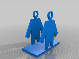 Football filament stand 3d model