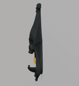 Hanging Bat TeaLight Sconce - Wall Hangable 3d model