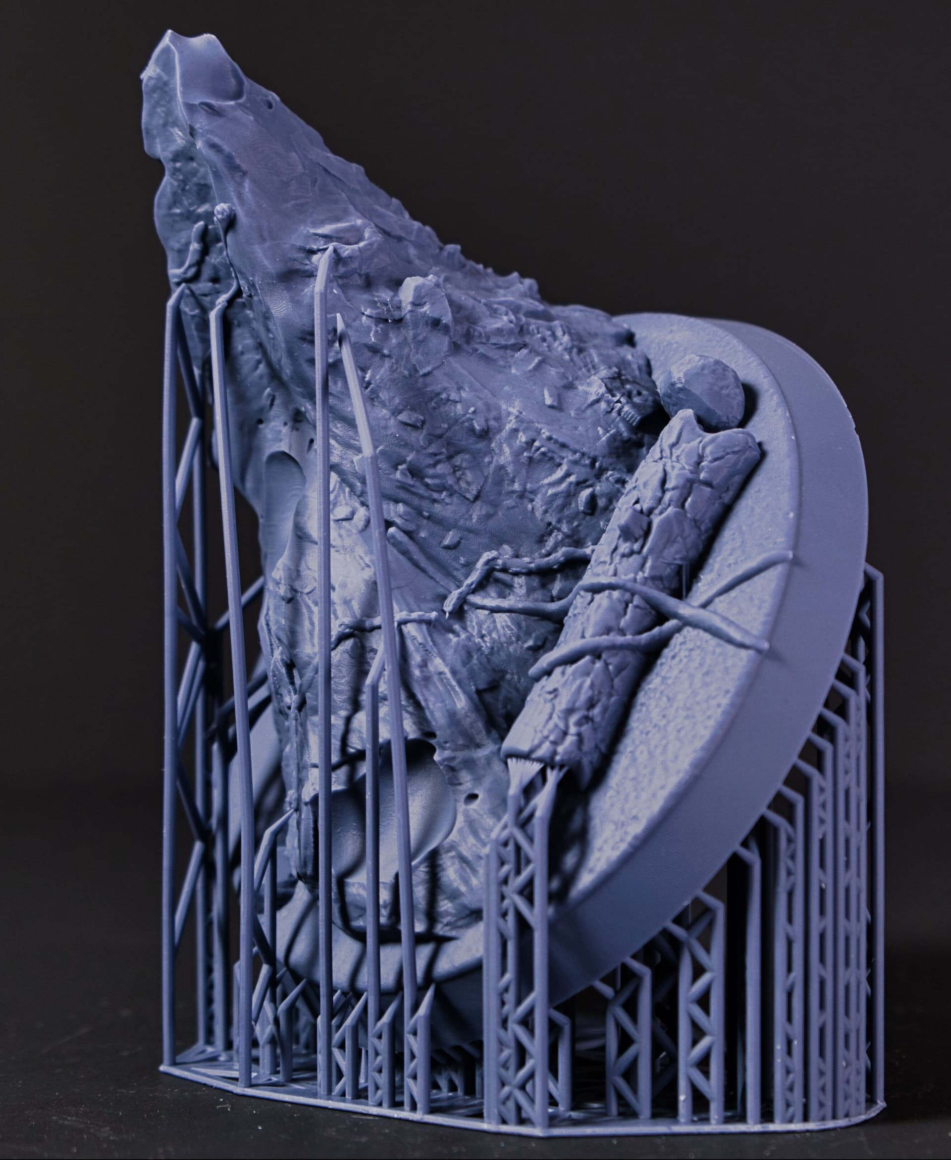 Owl Beast
Printer: Elegoo Saturn
Resin: Siraya Tech Fast Navy Grey
Supports: Lychee