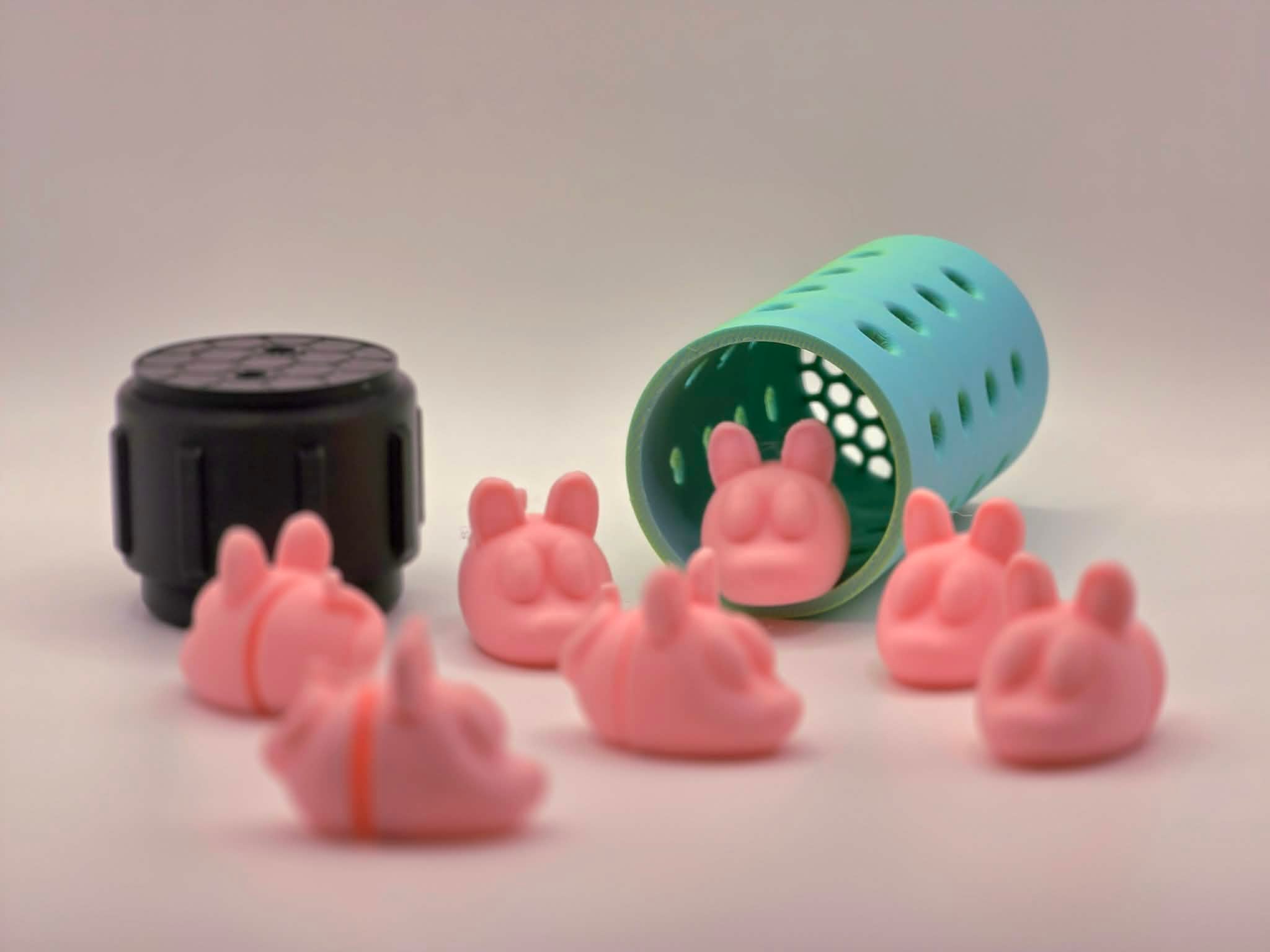 Barn Hunt Flexi Mouse and Tube 3d model