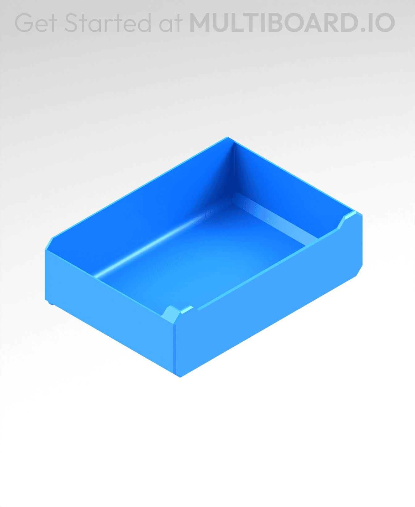 3x1x2 LU - Labelled - MultiBin Simple Drawer 3d model