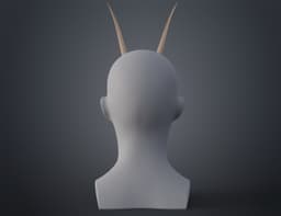Oribi horns 3d model