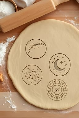 Star Set Cookie Cutter, Biscuit Cutter 3d model