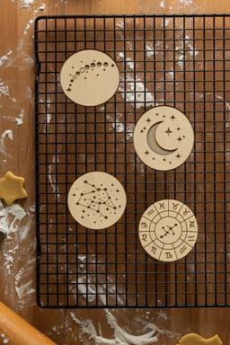 Star Set Cookie Cutter, Biscuit Cutter 3d model