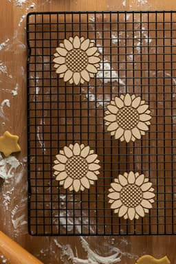 Flower Cookie Cutter, Biscuit Cutter 3d model