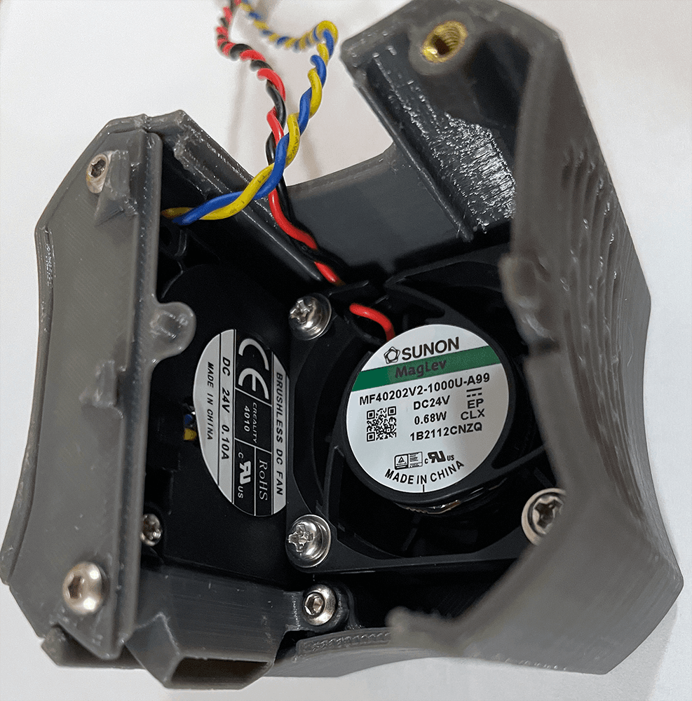 Ender 3V2 Hotend Fan Cover Housing Duct 3d model