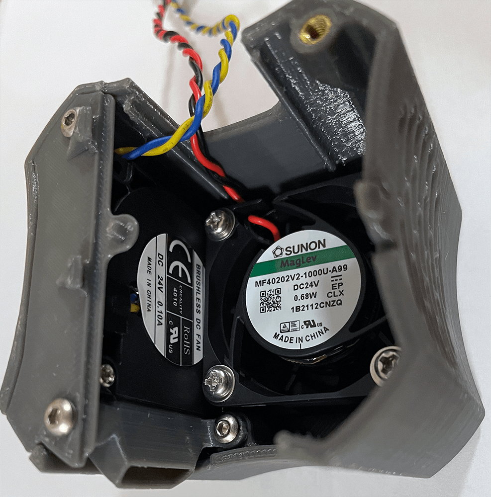Ender 3V2 Hotend Fan Cover Housing Duct 3d model