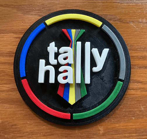 Tally Hall Disc Display 3d model