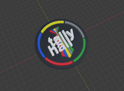 Tally Hall Disc Display 3d model