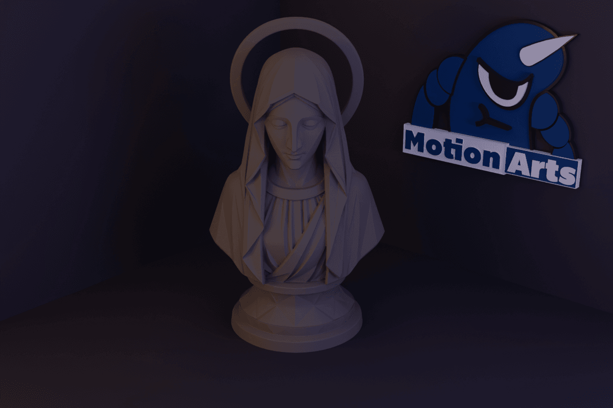 Estatua busto Maria.stl 3d model