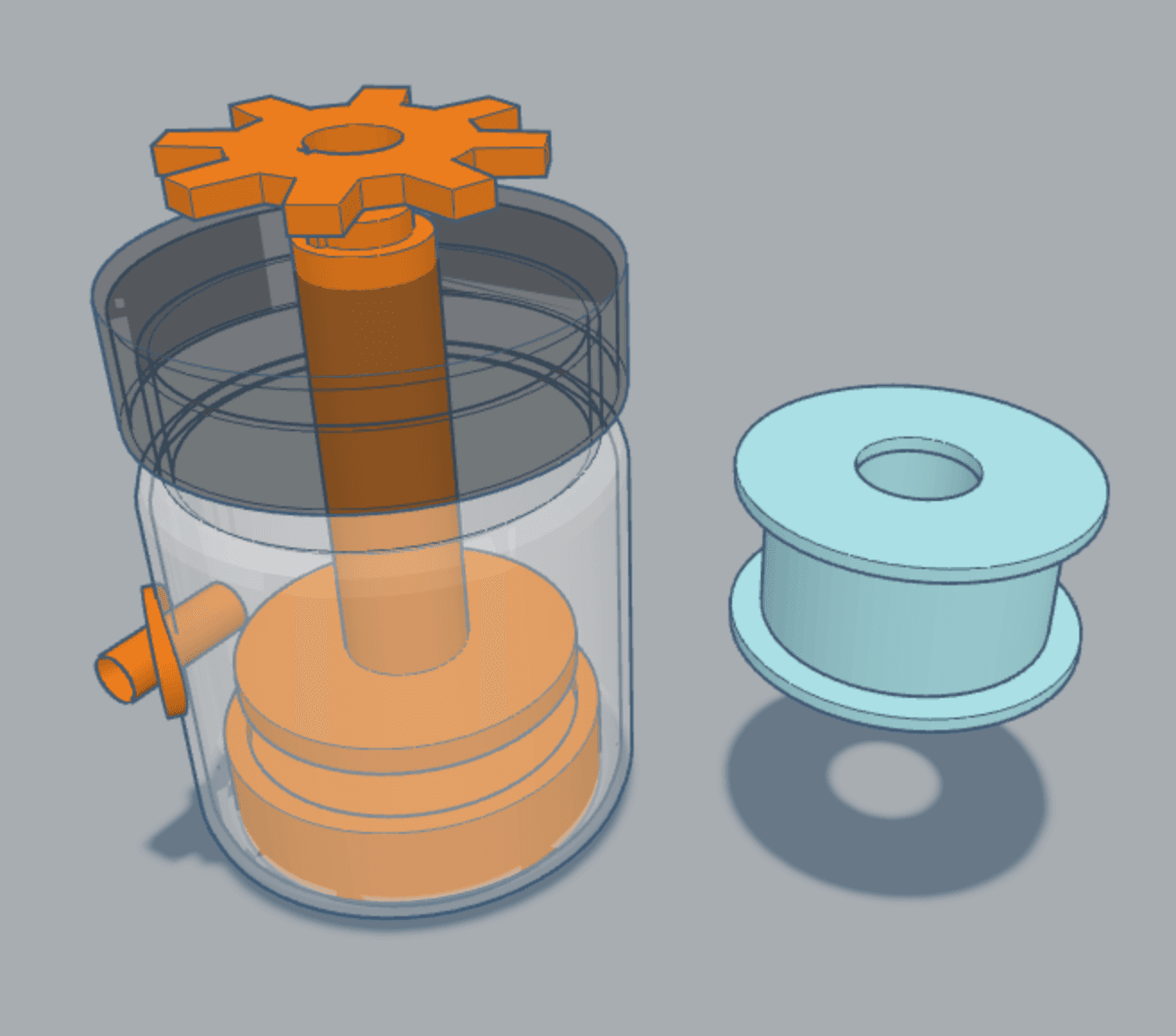 Sealed Solder Dispenser 3d model