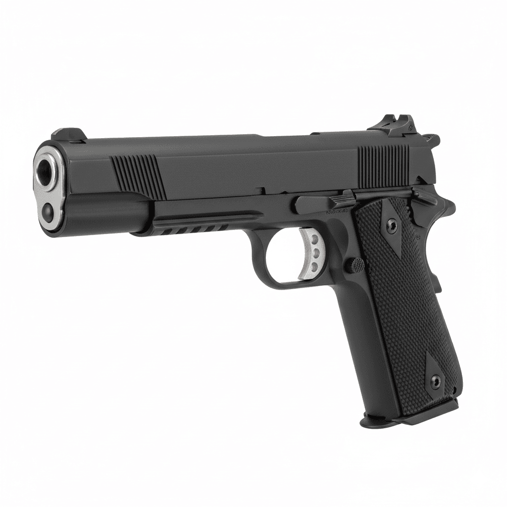 Handguns : Colt Rail Gun Tactical Pistol 3d model