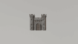 Castle for scenery or miniatures 3d model