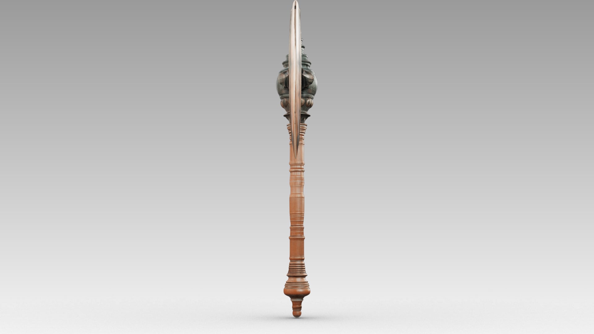 Iron Crescent Halberd 3d model