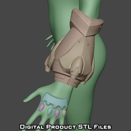 Si Fi Juno Sleeves Overwatch 2 3d model