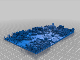 Minecraft Jurassic Park 3d model
