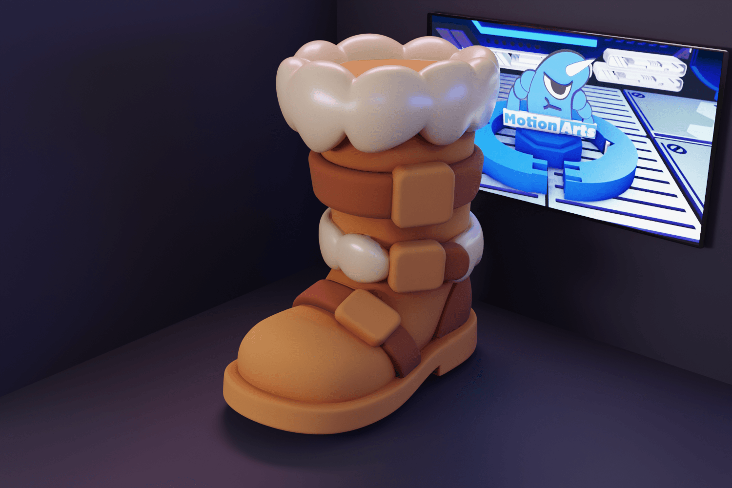 Bota cartoon RPG.stl 3d model