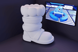 Bota cartoon RPG.stl 3d model