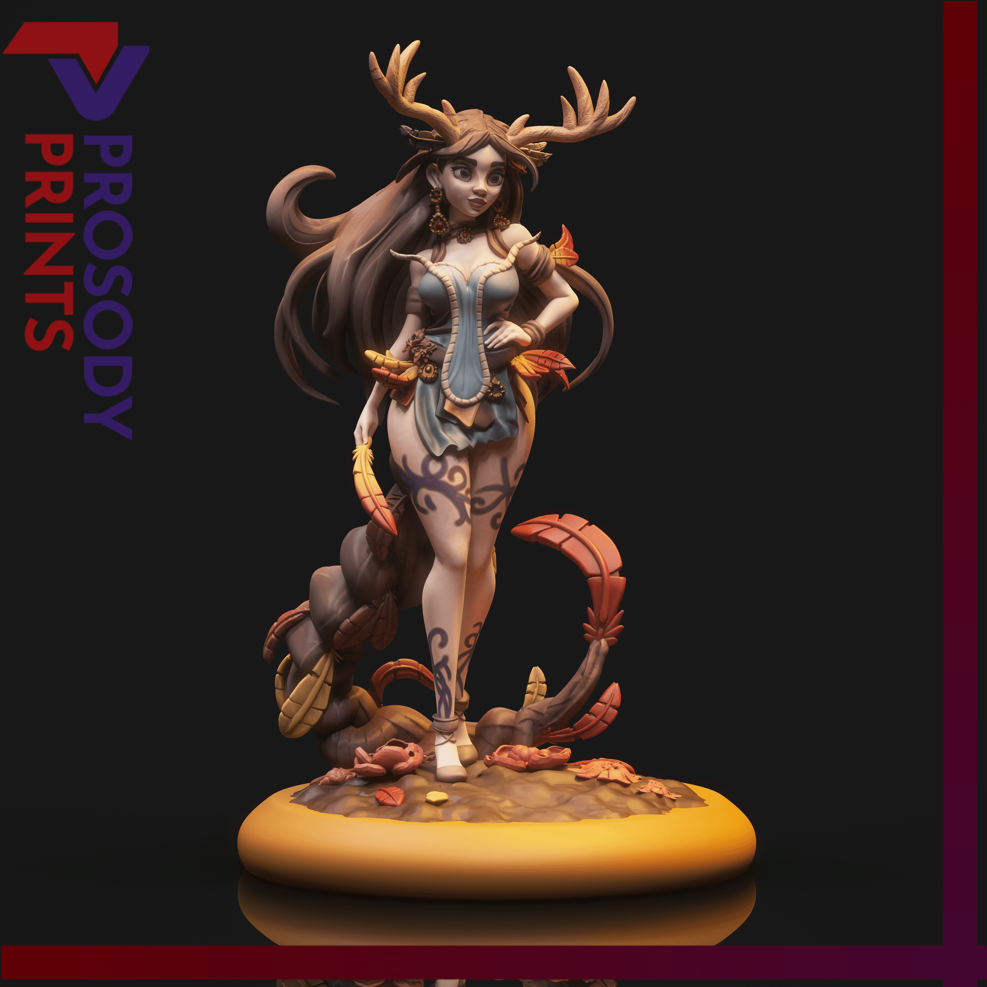 Druid - 32mm 3d model