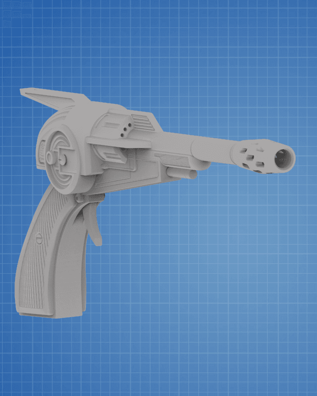 Ketsu Onyo's Blaster - Rebels 3d model