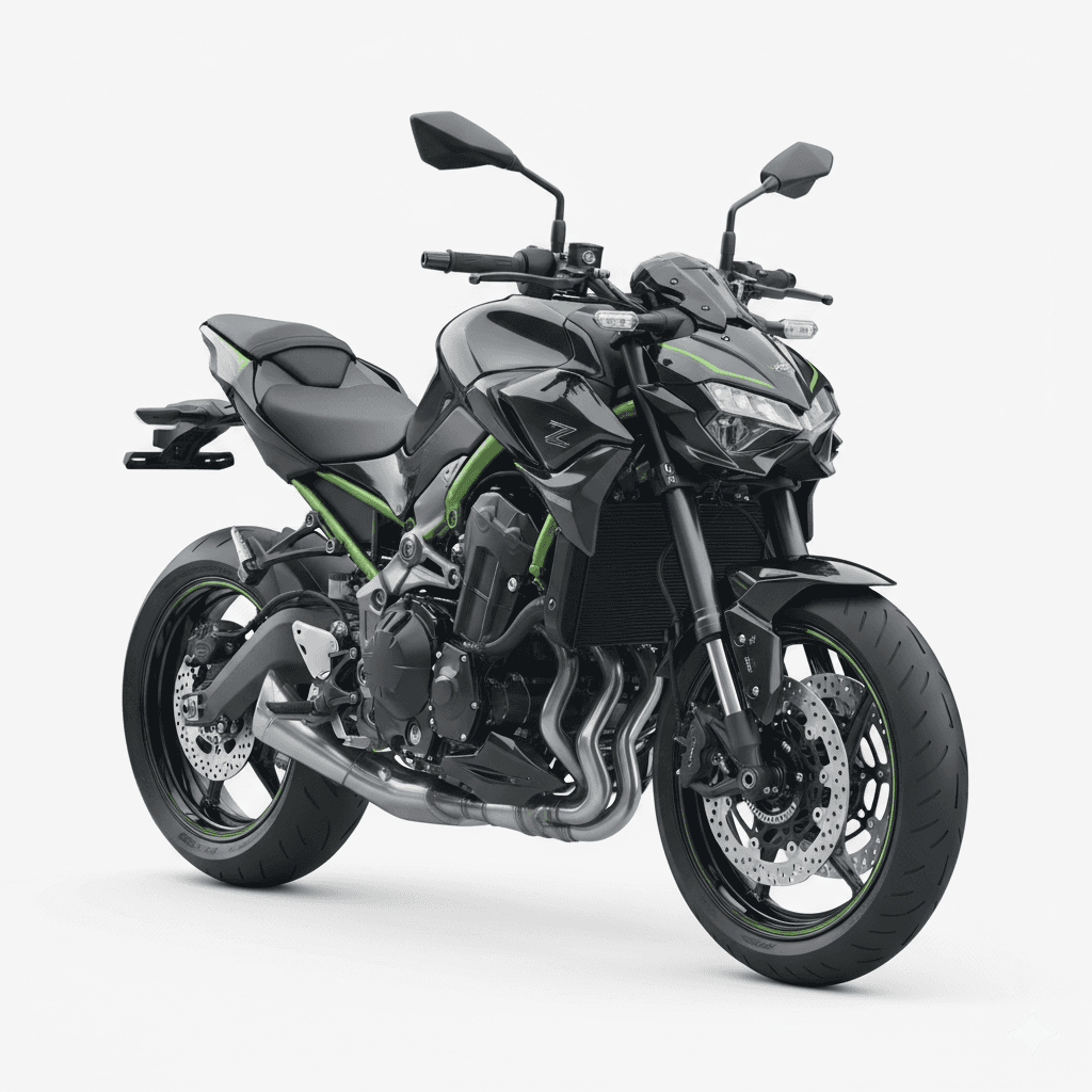 Kawasaki Z H2 Supercharged Motorcycle 3d model