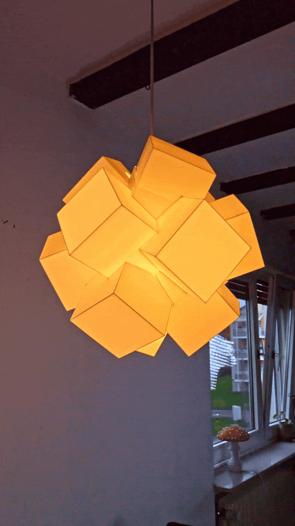 Cube Lamp 3d model