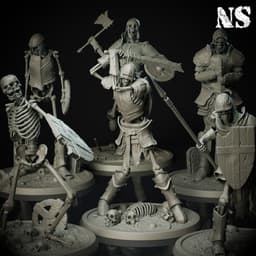 Skeleton Warrior Bundle 3d model