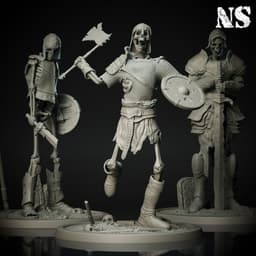 Skeleton Warrior Bundle 3d model