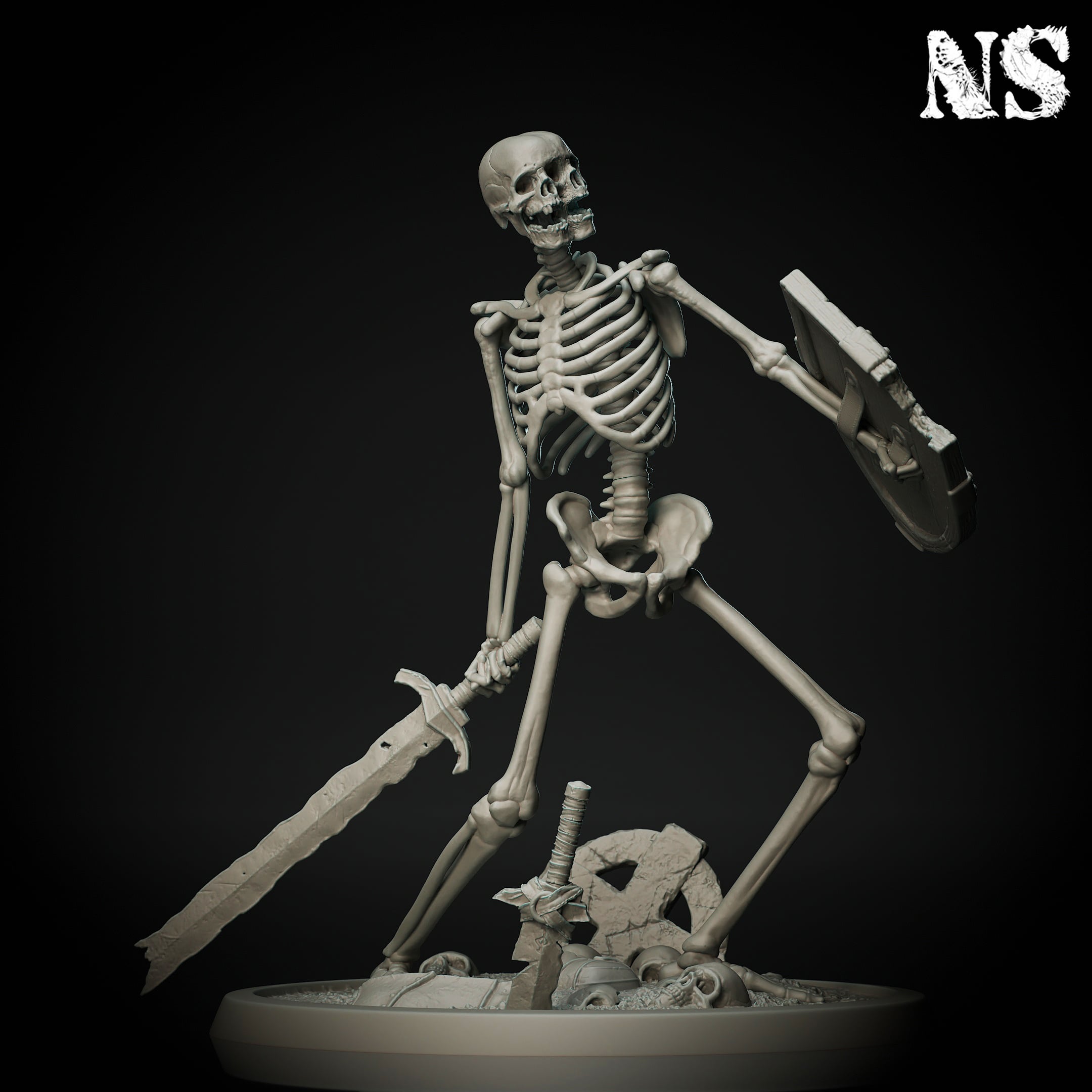Skeleton Warrior Bundle 3d model