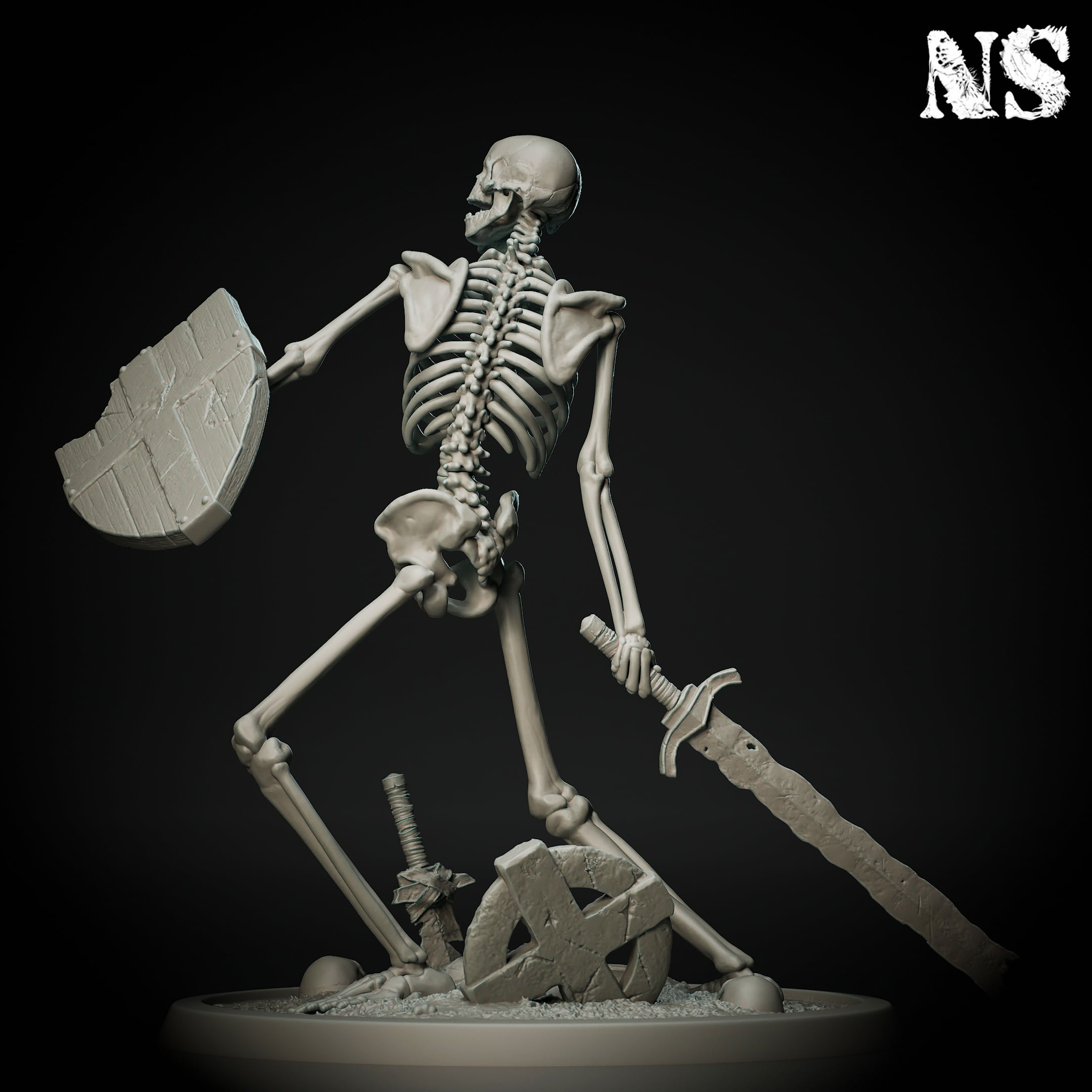 Skeleton Warrior Bundle 3d model