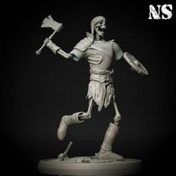Skeleton Warrior Bundle 3d model