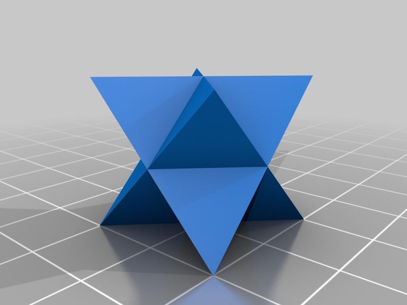 Octangula, Hollow 3d model