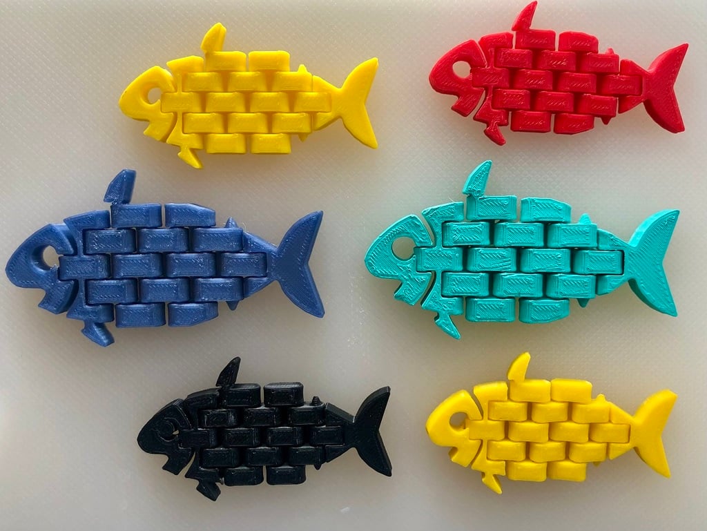 My Articulated Fish 3d model