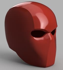 Red Hood Helmet (Batman) 3d model