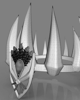 The Morrigan's Raven Crown - Smite 3d model