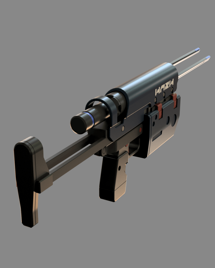 Maser Gun - Replica from Death Stranding 3d model