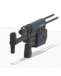 Maser Gun - Replica from Death Stranding 3d model