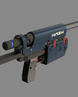 Maser Gun - Replica from Death Stranding 3d model
