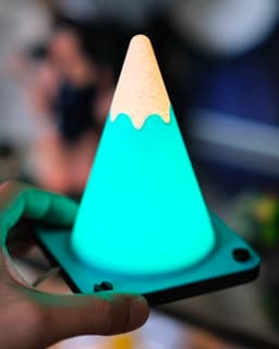 "Fujisan" Mount Fuji Mini Lamp – Bambu Lab LED Kit 001 Compatible 3d model