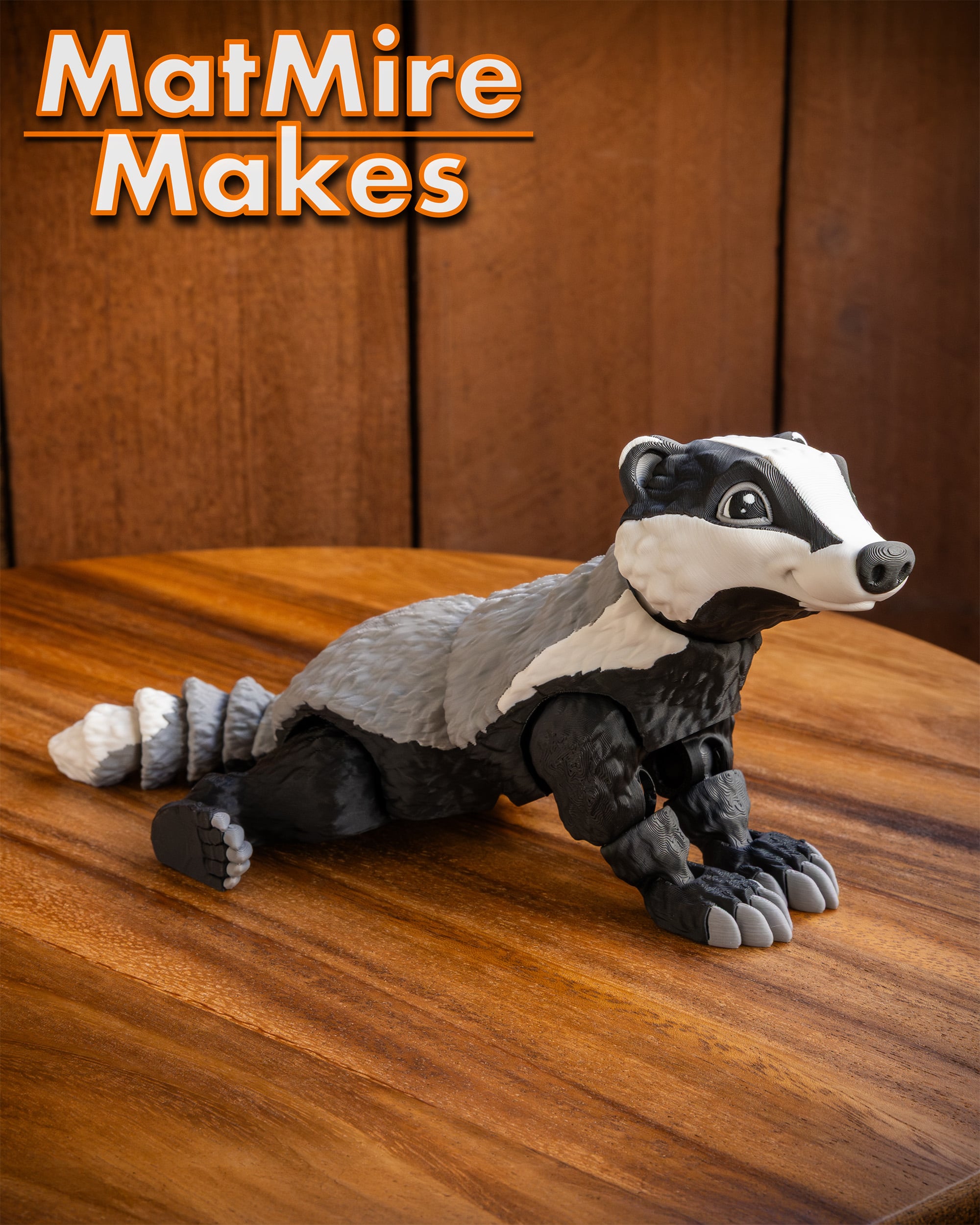 Badger - Articulated Figure 3d model