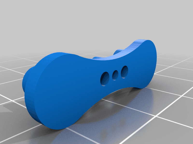 Folding propeller adapter - supports T-mount motors and 3-blade to 2-blade conversion 3d model