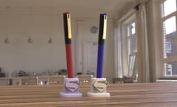 Superman single pen holder 3d model