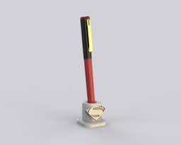Superman single pen holder 3d model