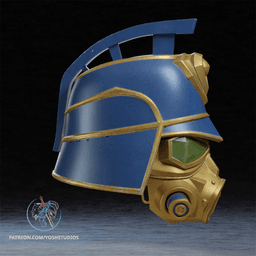 Piltover Enforcer Helmet 3D Printer File STL 3d model
