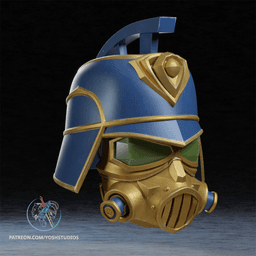 Piltover Enforcer Helmet 3D Printer File STL 3d model