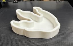 Dinosaur Footprint Birdseed Bowl 3d model