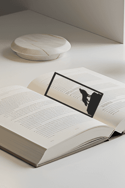 Wolf Bookmark, Gift Idea 3d model