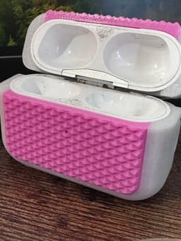 KNURLED AIRPOD CASE - APPLE AIRPODS PRO 3d model