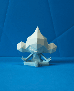 Meditite Low Poly Pokemon 3d model