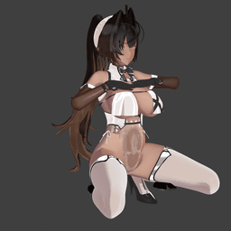 Nikke Anime Girl v2 3d model